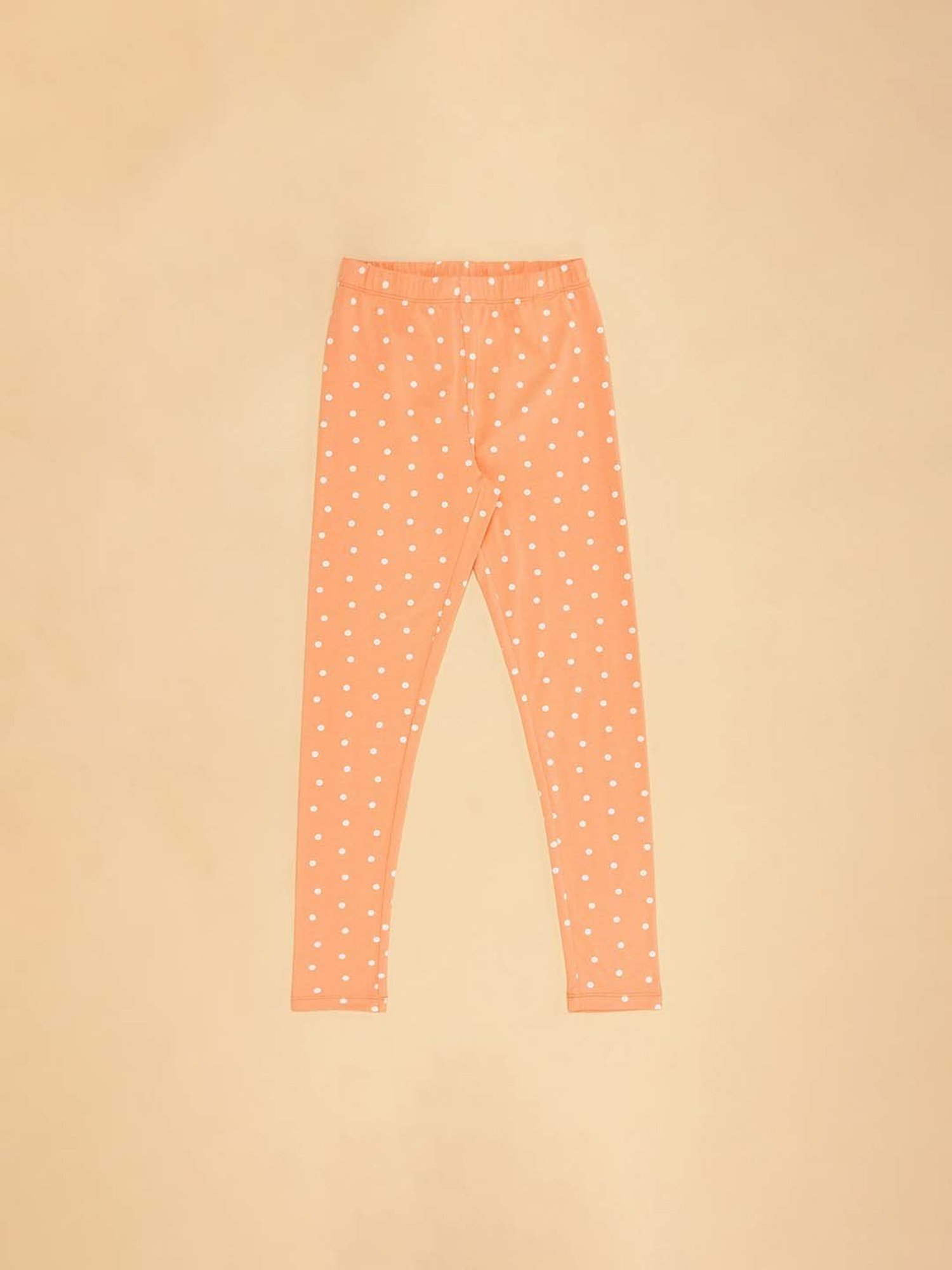 YU by Pantaloons Girls Navy & Orange Cotton Printed Leggings (Pack of 2)