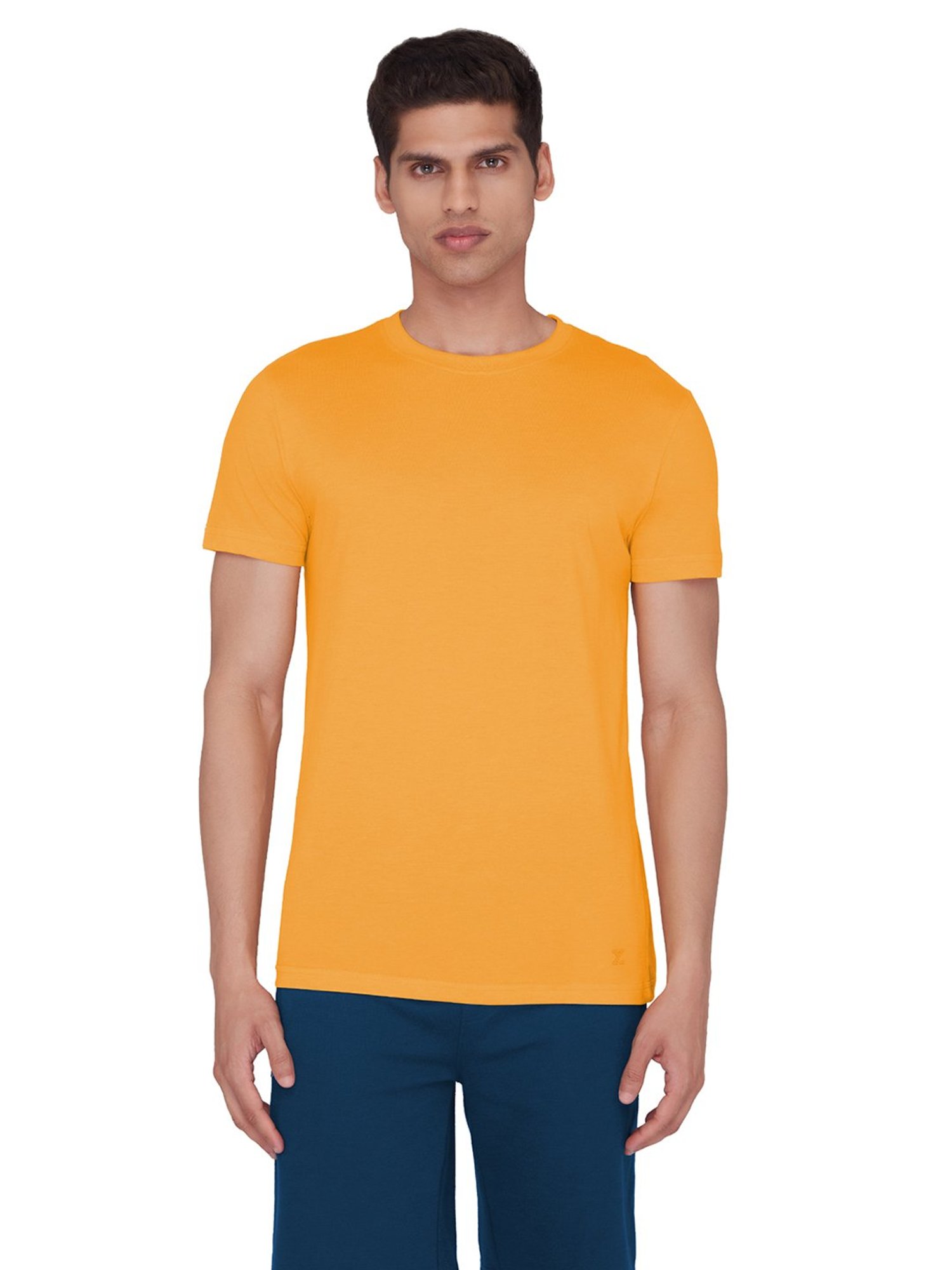 XYXX Orange Round Neck T-Shirt