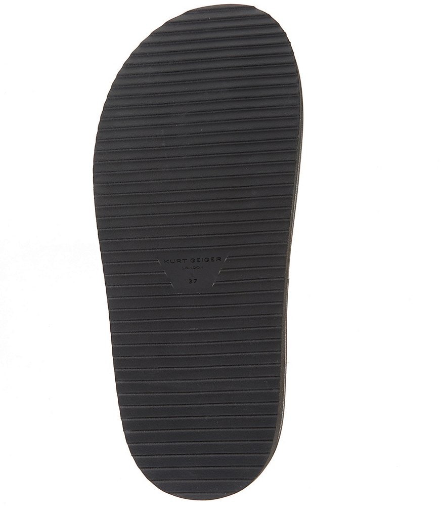 Kurt Geiger London Orson Strappy Leather Footbed Sandals