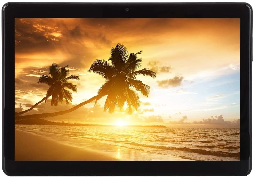 10 inch Android Tablet, 8GB RAM 128GB Storage, Quad-Core Processor, 10.1 IPS HD Display, Micro HDMI, Android 9.0 Pie, 3G WiFi(Black )