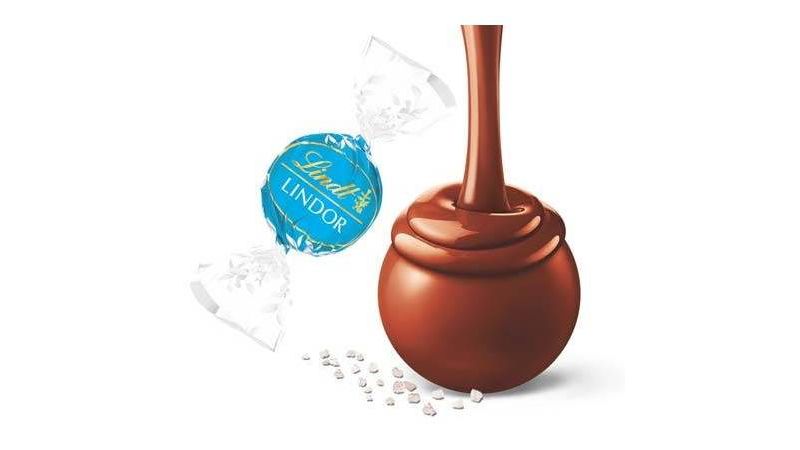 Lindt Lindor Sea Salt Milk Chocolate Truffles - 6oz