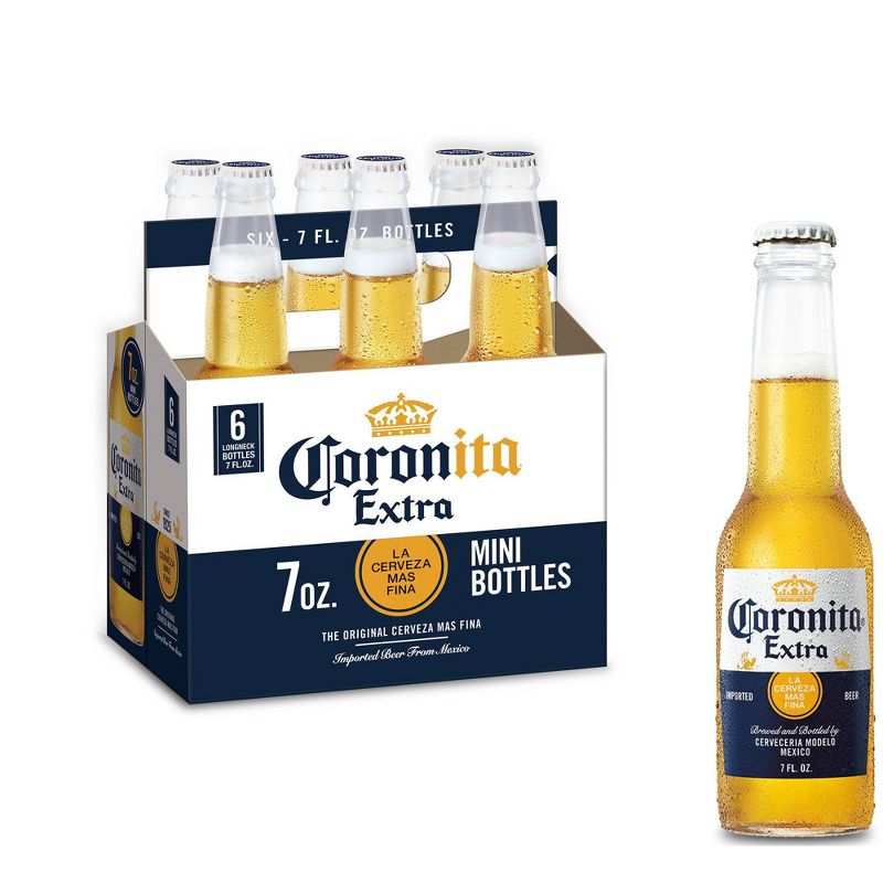 Corona Extra Coronita Lager Beer - 6pk/7 fl oz Bottles