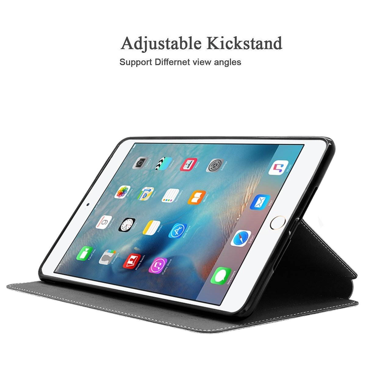 Mignova iPad Mini 4 Case - Ultra Slim Lightweight Smart Stand Cover Case With Auto Wake / Sleep for Apple iPad Mini 4