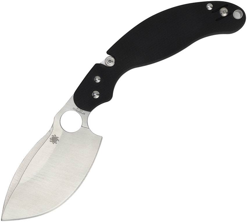 Spyderco Parata Folder 3.46 in Plain Black G-10 Handle