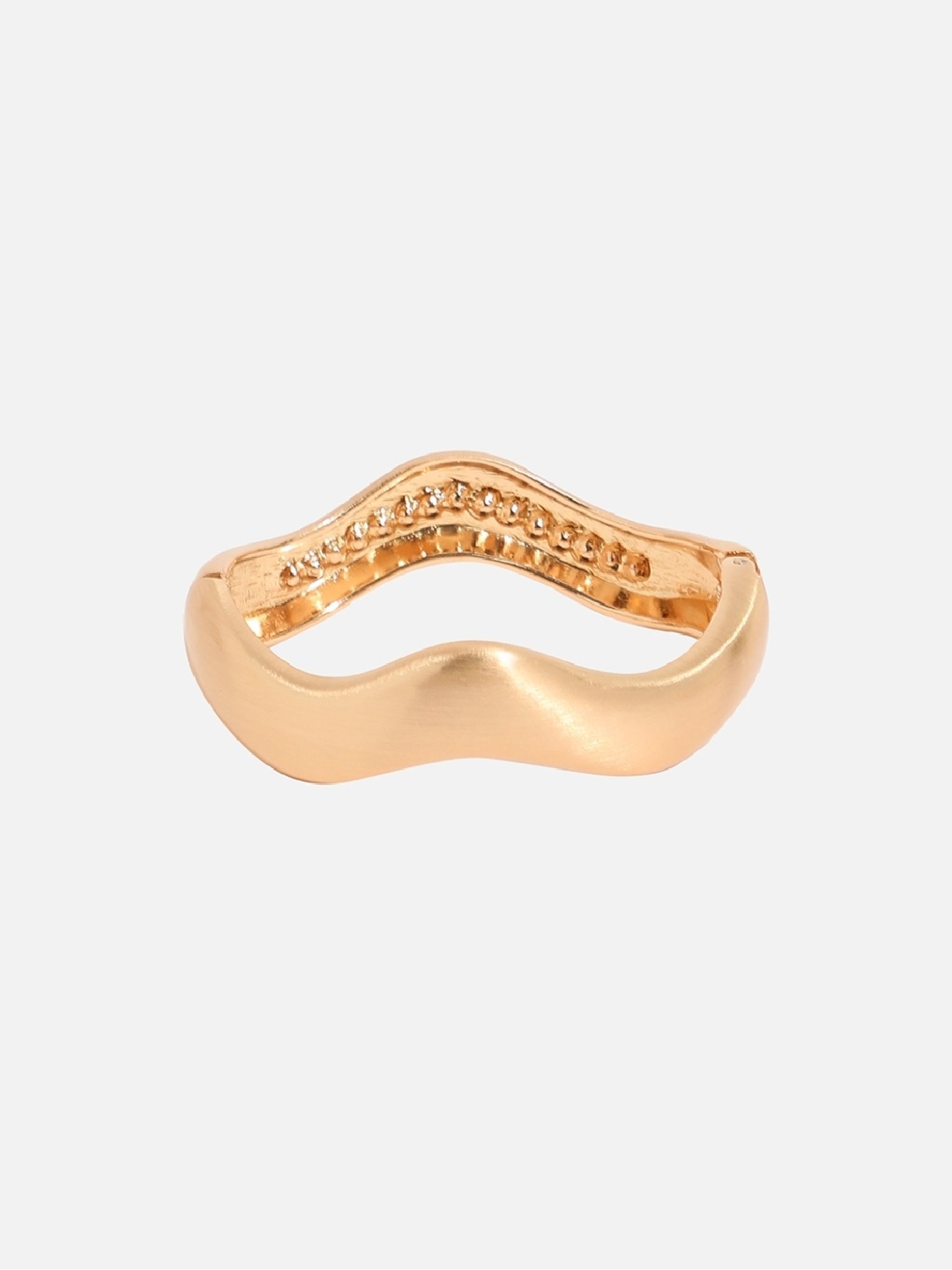 Sohi Women's Embellished Swirl Bracelet - Gold