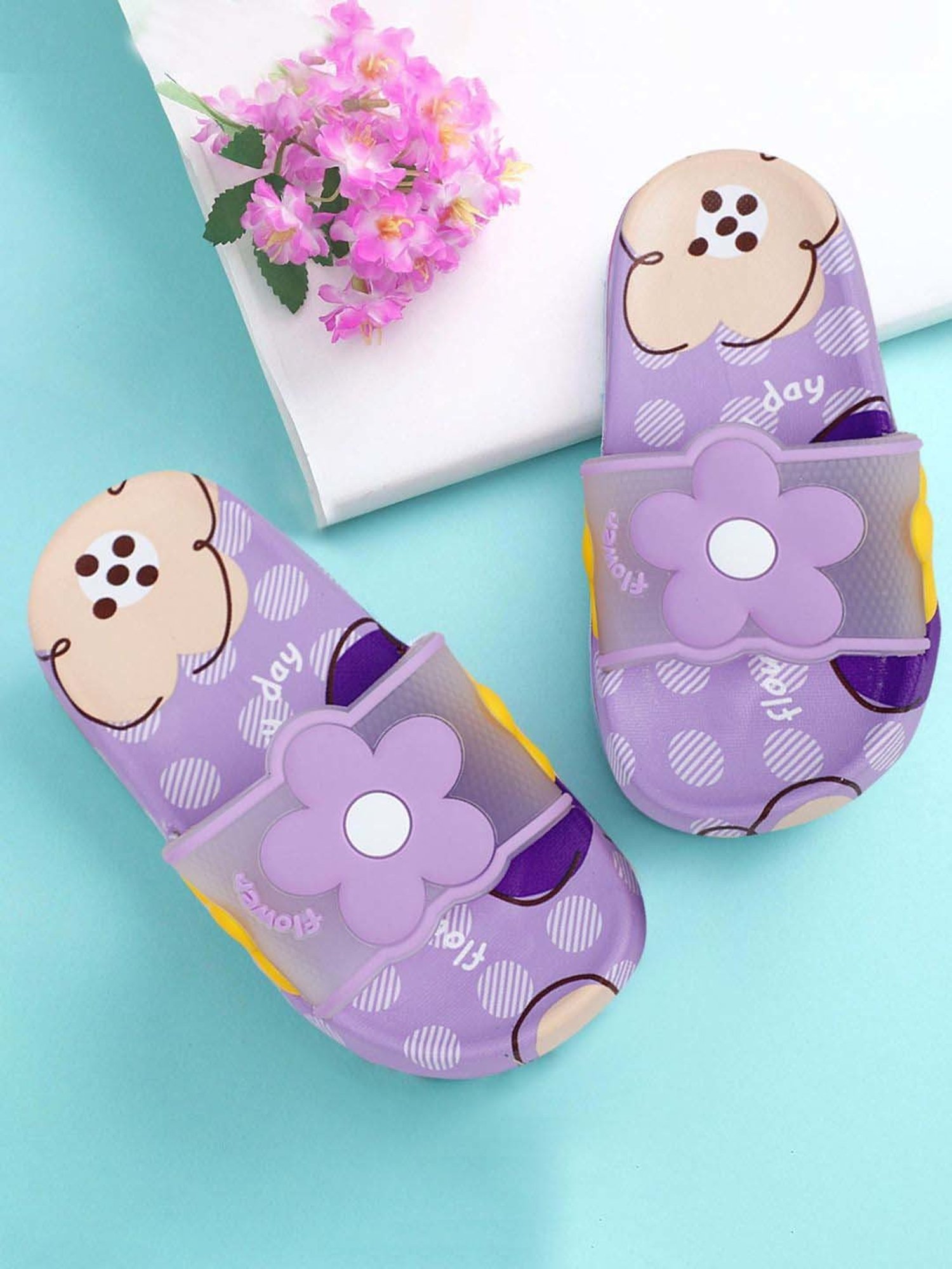 Baby Moo Girls Purple Casual Slip on