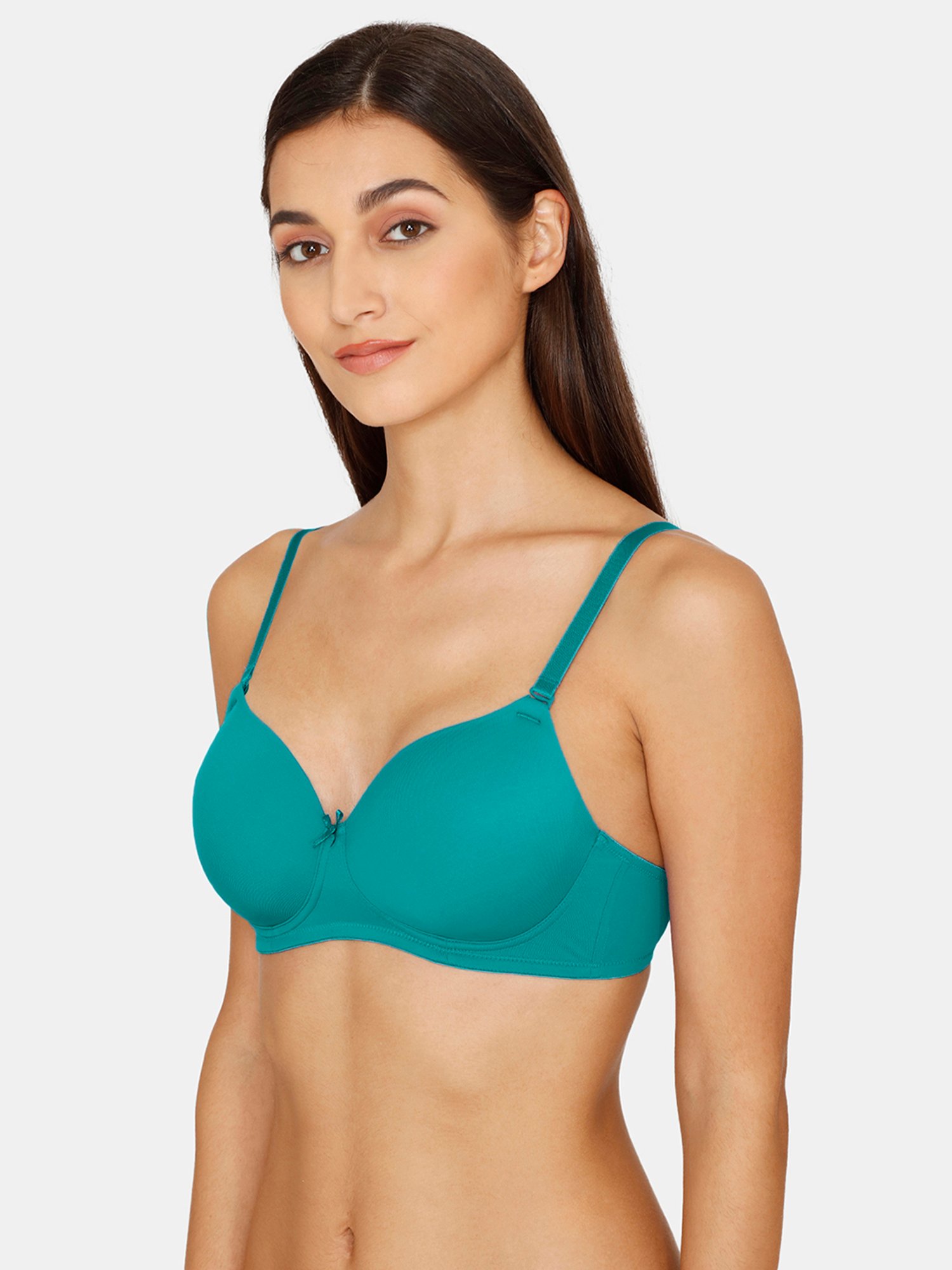 Zivame Blue Half Coverage T-Shirt Bra