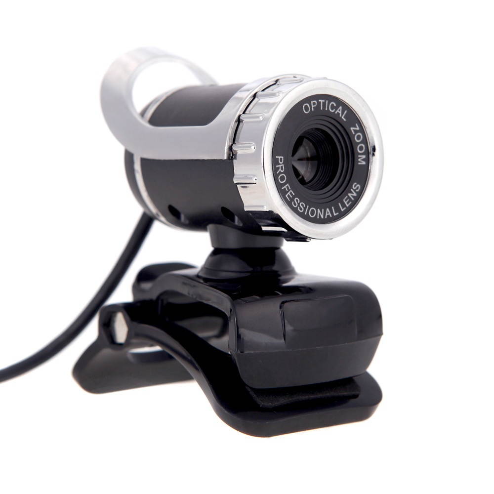 Desktop Webcam USB 2.0 Web Cam Laptop camera Built-in Sound-absorbing Microphone Video Call Webcam for PC Laptop Silver