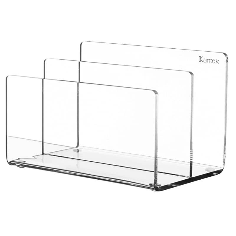 Acrylic Mini Sorter, 6-Inch Wide x 3.8-Inch Deep x 3.9-Inch High, Clear (AD50)