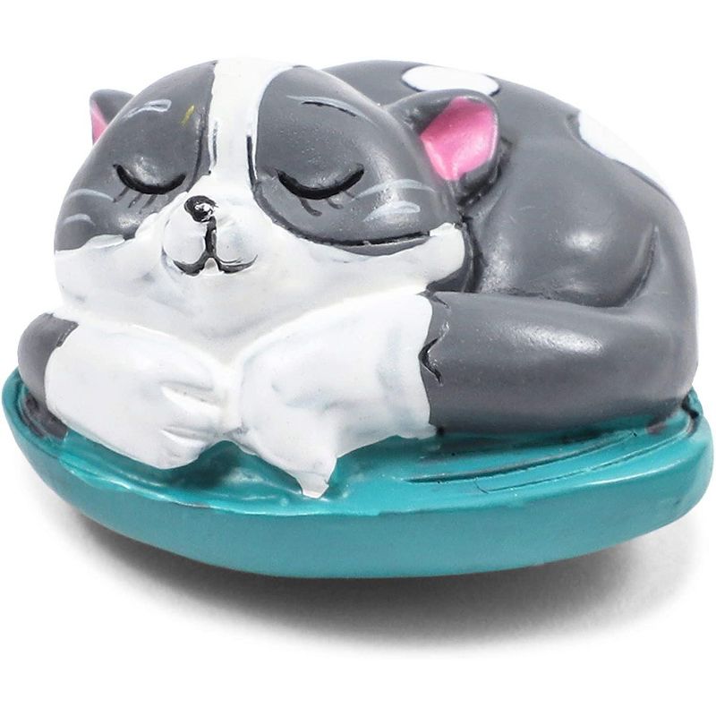 Juvale 6-Pack Cat Magnets for Fridge, Locker, and Bulletin Board (1.25" x 0.75")