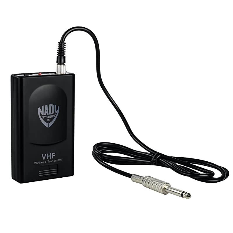 DKW1 Wireless GuitarInstrument VHF Systemincludes wireless bodypack receiver AC adapter guitar cable and audio cableEasy setupElectric guitar bass or other instruments with a pickup