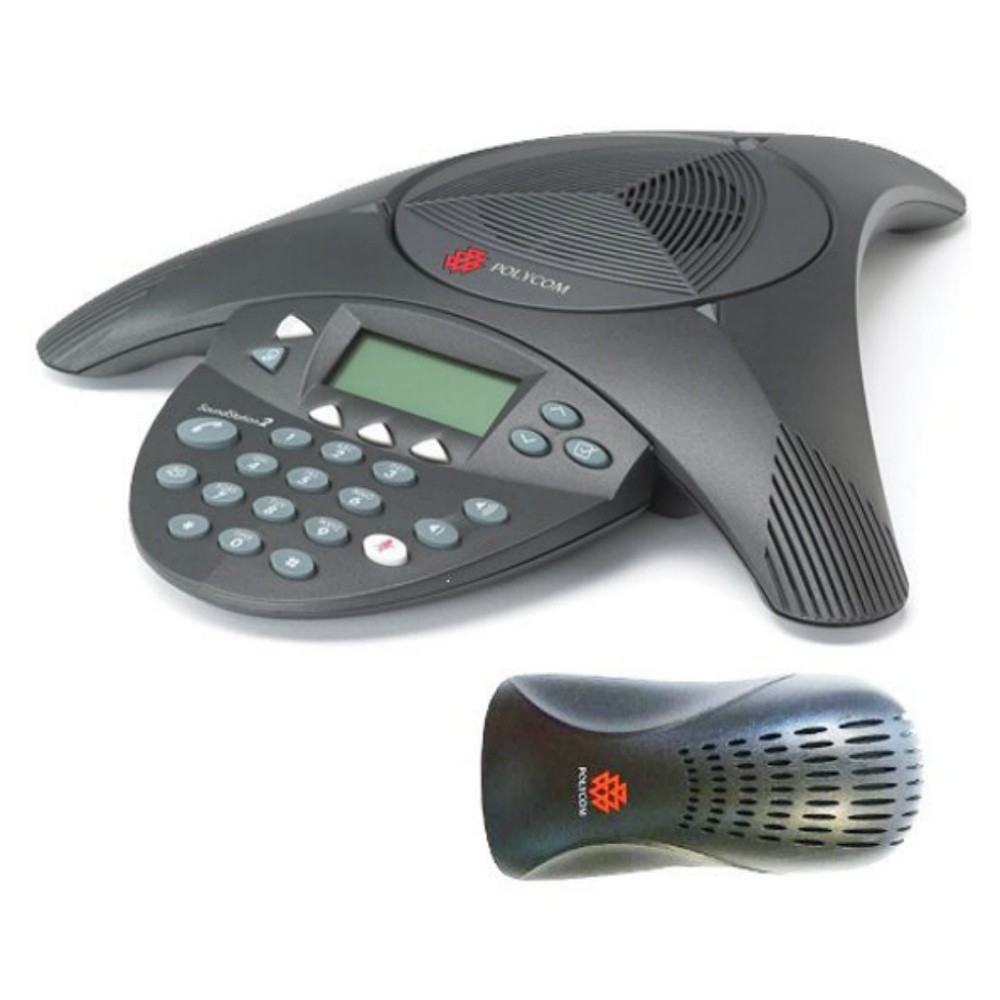 Polycom SoundStation 2 EX (2200-16200-001) Corded Conference Phone