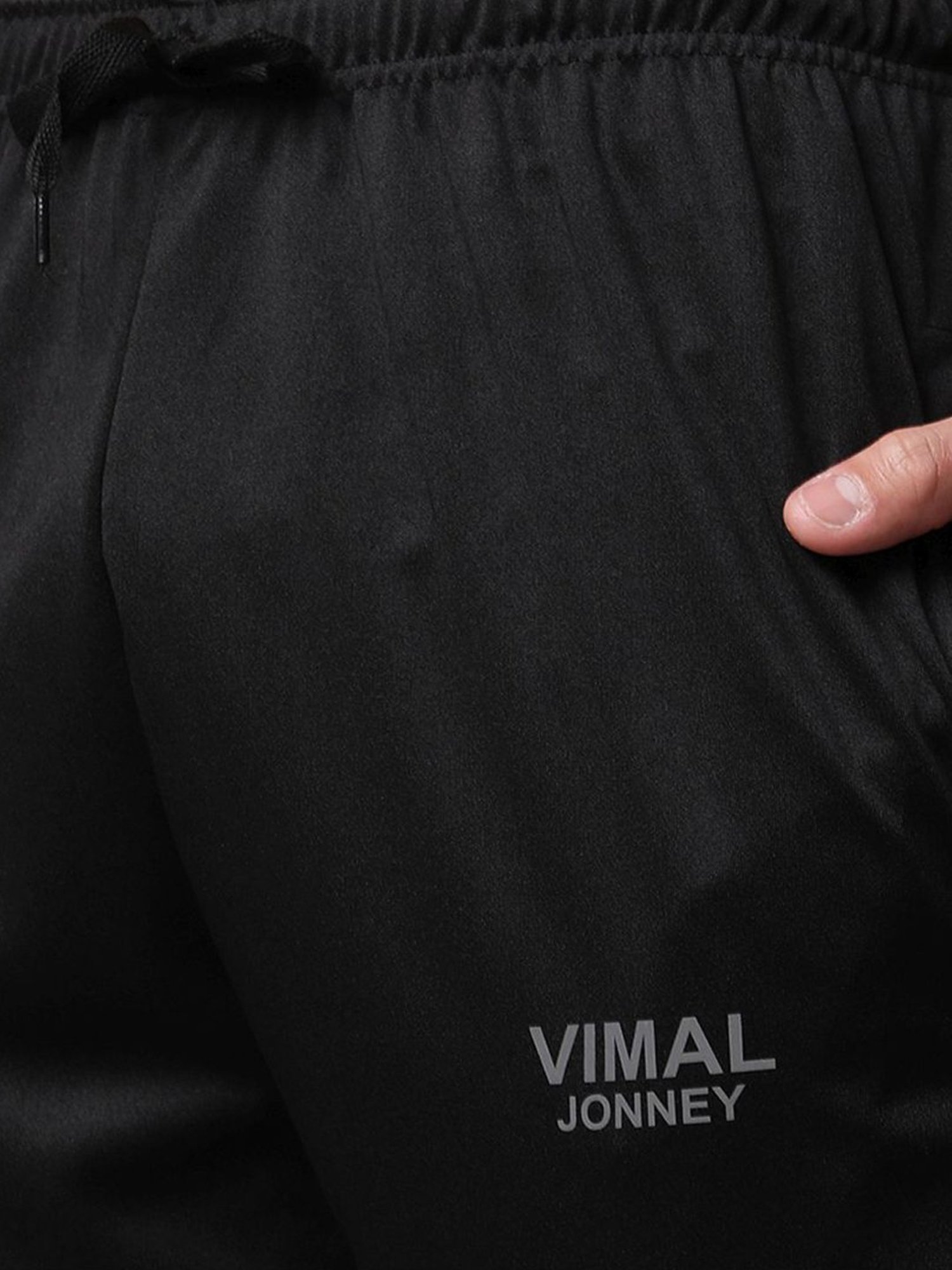 Vimal Jonney Black Regular Fit Shorts