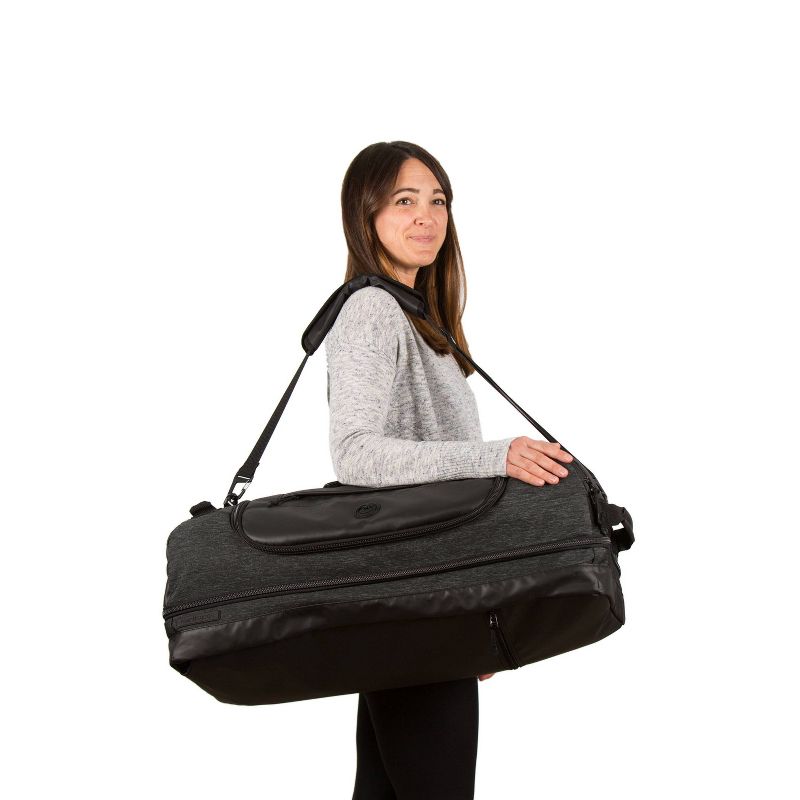 Mantisyoga Retreat Duffel Pack Exercise Bag - Black