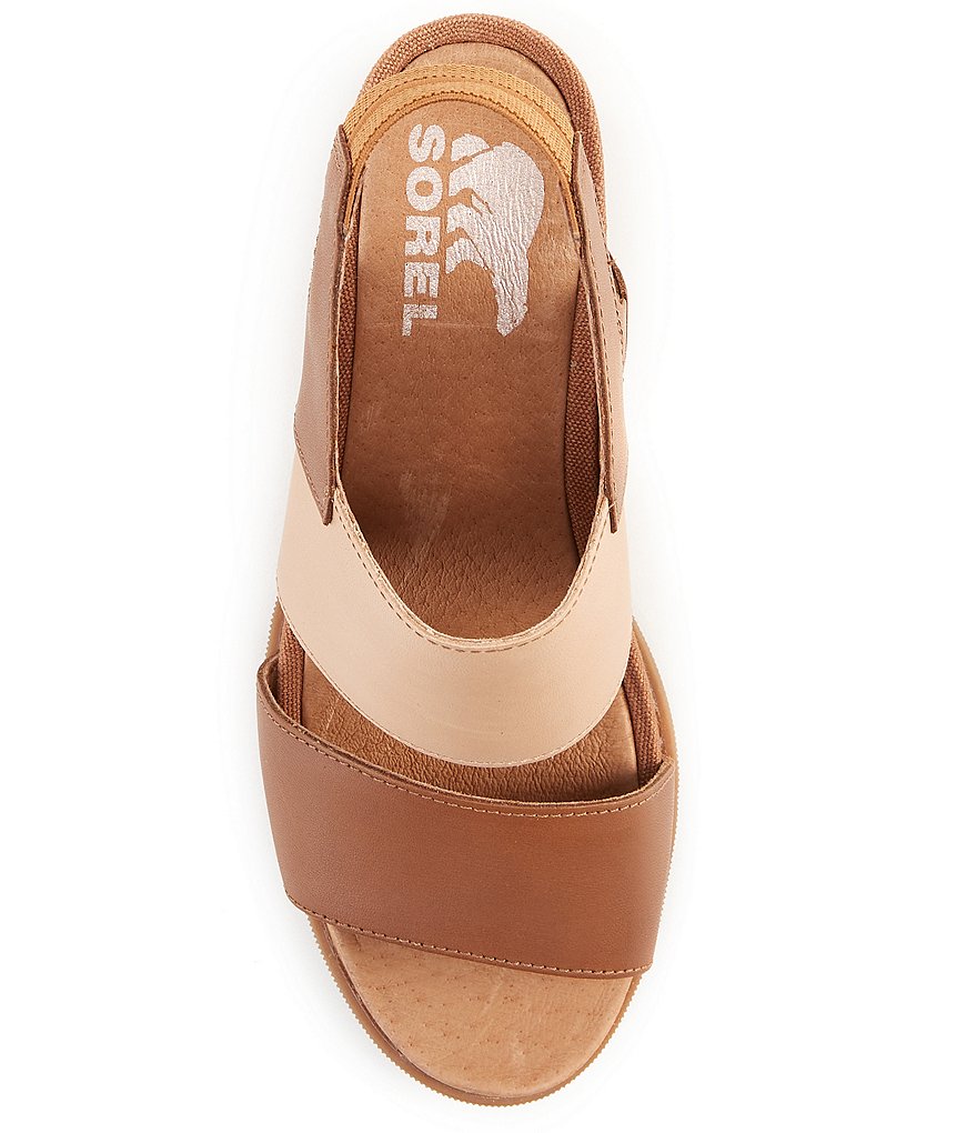 Sorel Joanie II Leather Slingback Wedges