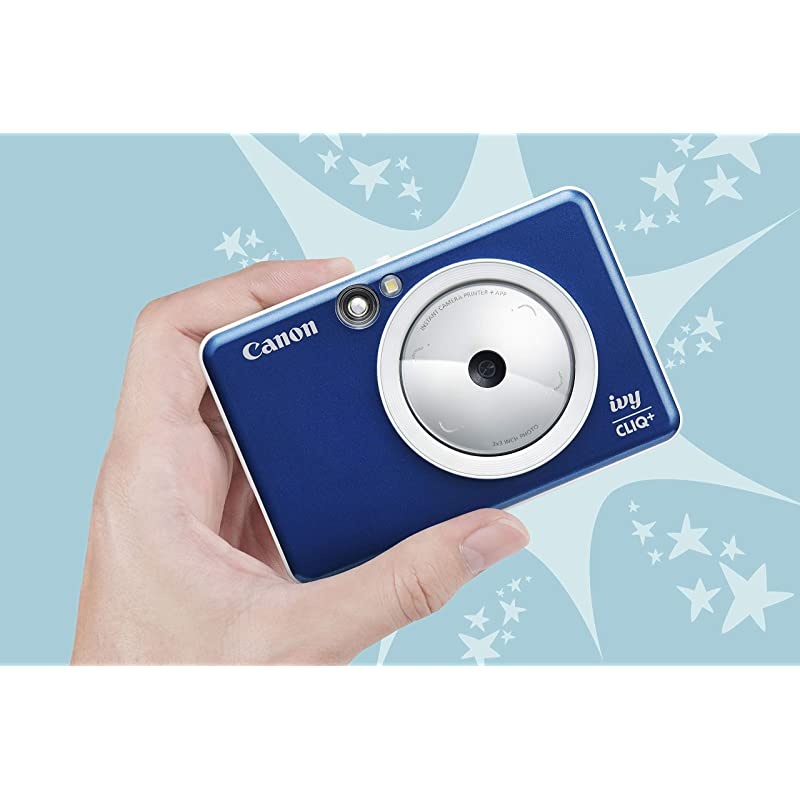 Ivy CLIQ+ Instant Camera Printer, Mobile Photo Printer Via Bluetooth(R), Sapphire Blue