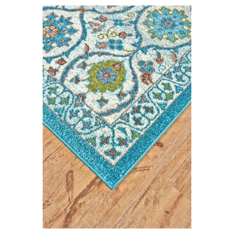 2'2"X4' Jacquard Woven Accent Rugs Pistachio - Weave & Wander