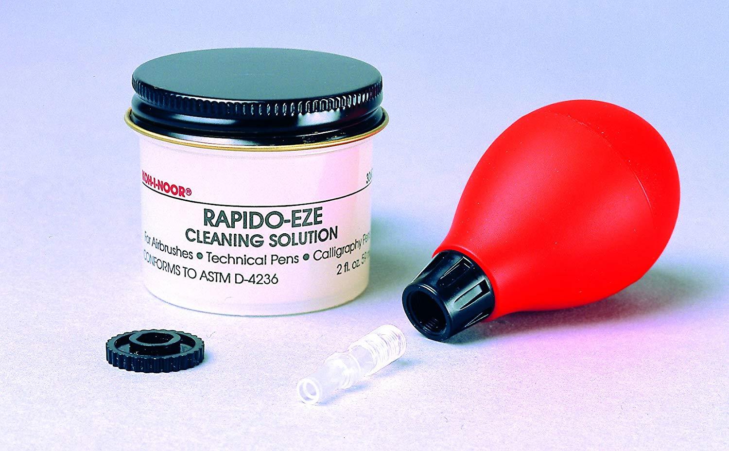 Koh-I-Noor Pressure Pen Cleaning Kit, including Rapido-EzeCleaning Solution and Syringe, 1 Kit (3068SYKT)