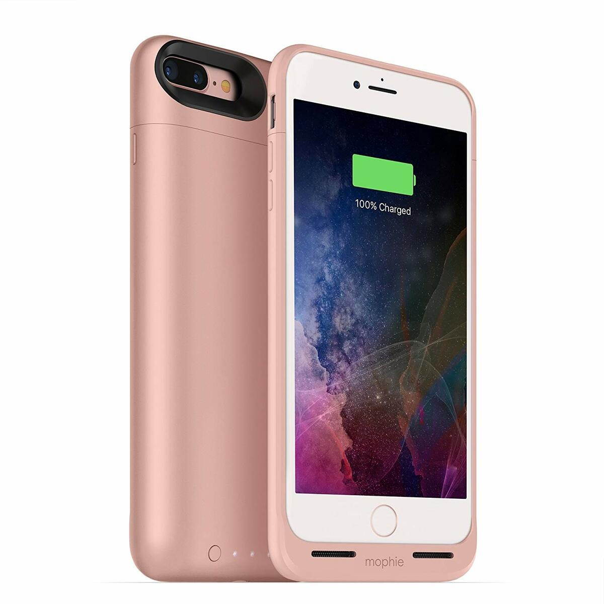 mophie Juice Pack Air Battery Charging Case for iPhone 8 Plus, 7 Plus (2420mAh) - Rose Gold