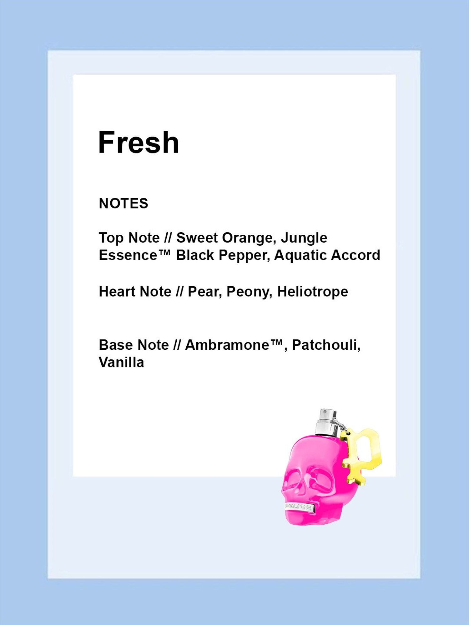 Police To Be Goodvibes Eau de Parfum For Woman - 125 ml