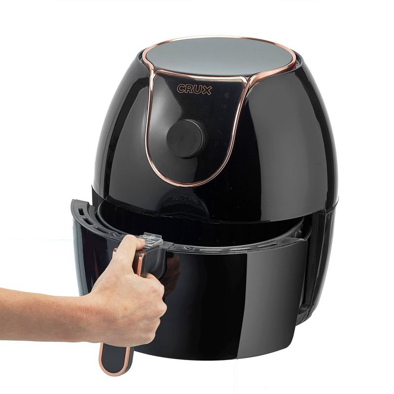 CRUX 5.3qt Convection Air Fryer - Black