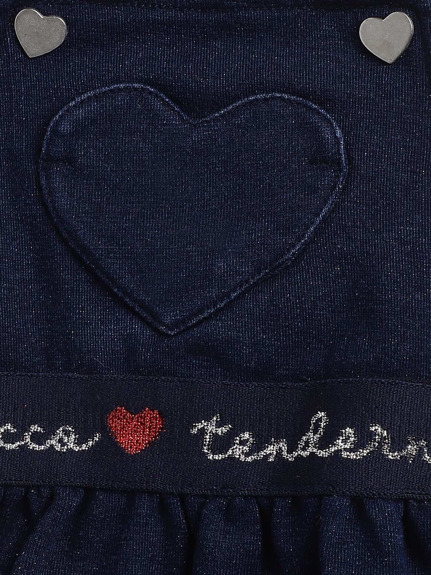 Chicco Kids Navy Cotton Printed Dunagree