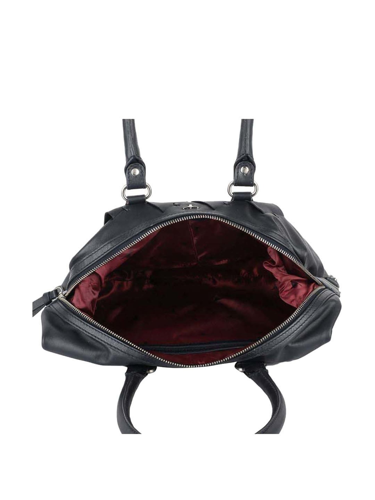 BULCHEE SS 23 Navy Cut Work Medium Shoulder Handbag