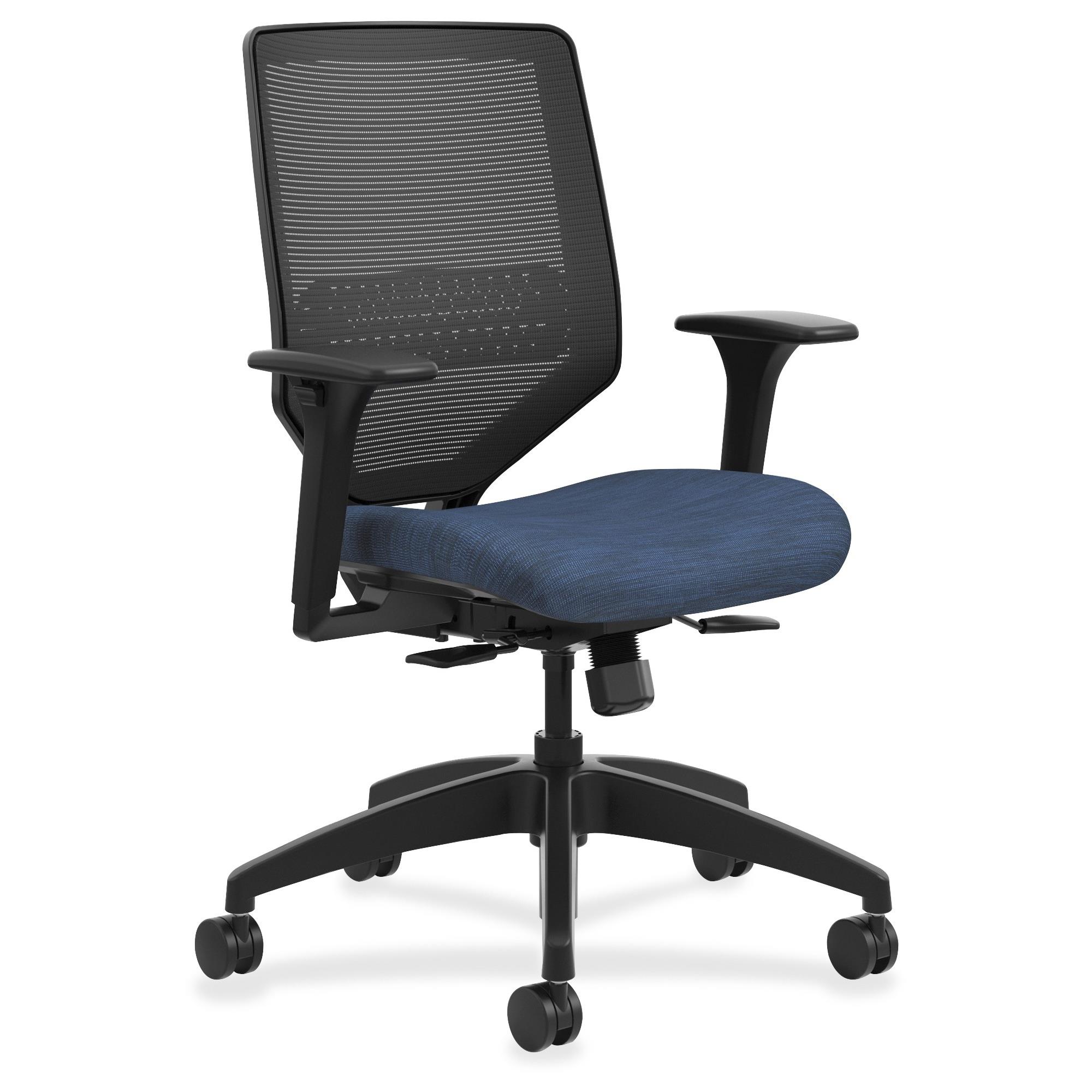 HON - SVM1ALC90TK - Solve Series Mesh Back Task Chair, Midnight/Black, Base: Black