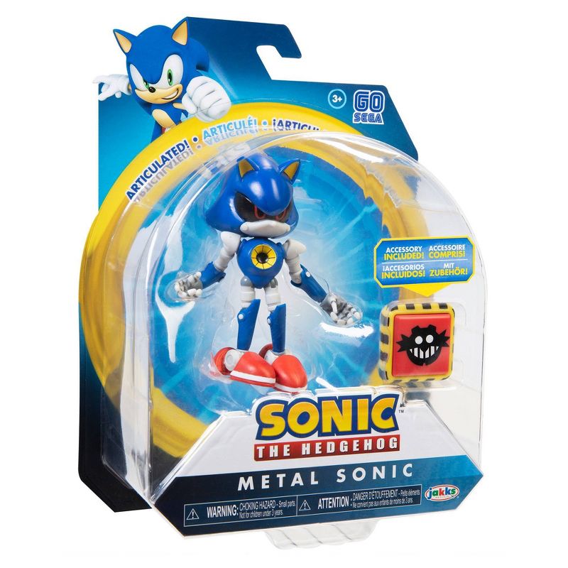 Sonic the Hedgehog 4" Modern Metal Sonic with Trap Spring Wave 2