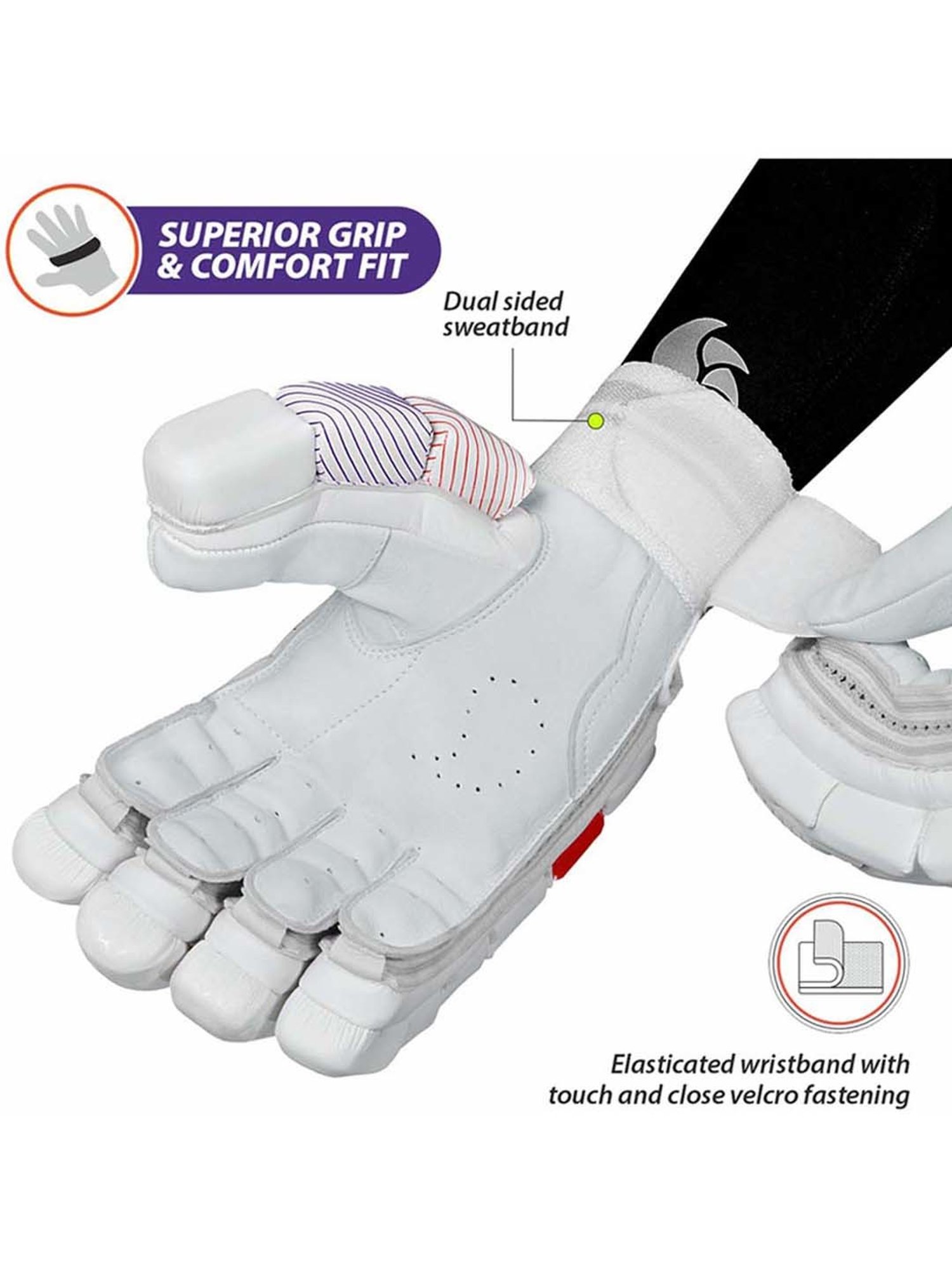DSC Cricket Krunch 1.0 Batting Gloves Size - Mens