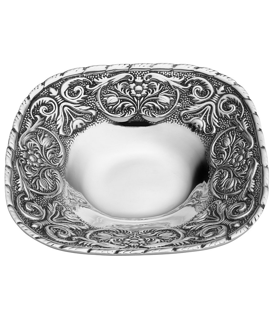 Wilton Armetale William And Mary Large Square Bowl