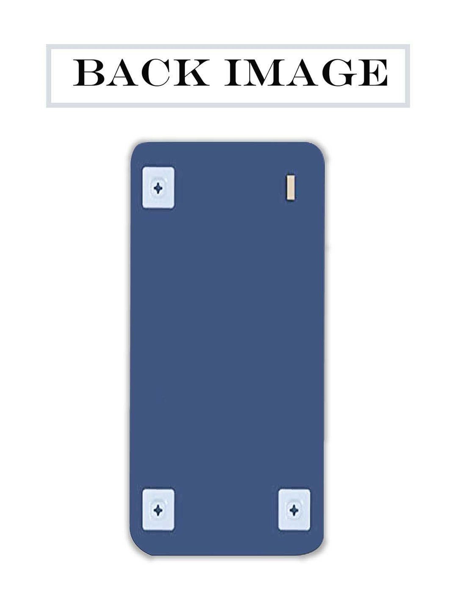 Art Street Silver Glass Bevelled In Square Shape Frameless Wall Mirror