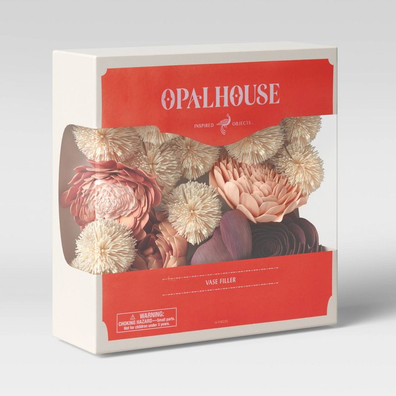 14pc Decorative Floral Filler Pink/Cream - Opalhouse™