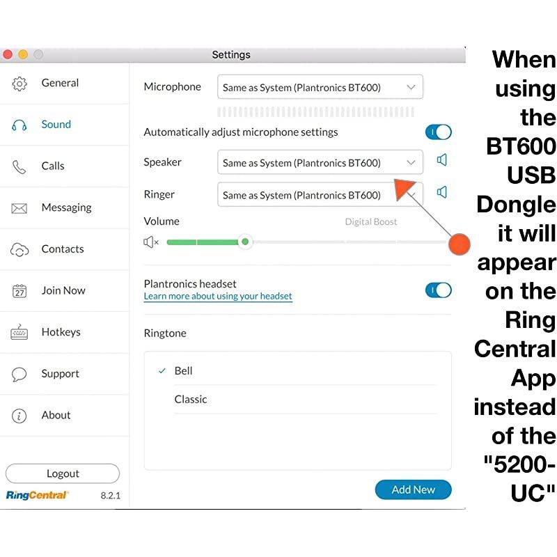 Voyager 5200UC Bluetooth Headset Bundle wBonus Wall Charger 20611001B | for Smartphones PC MAC Using RingCentral Software or App