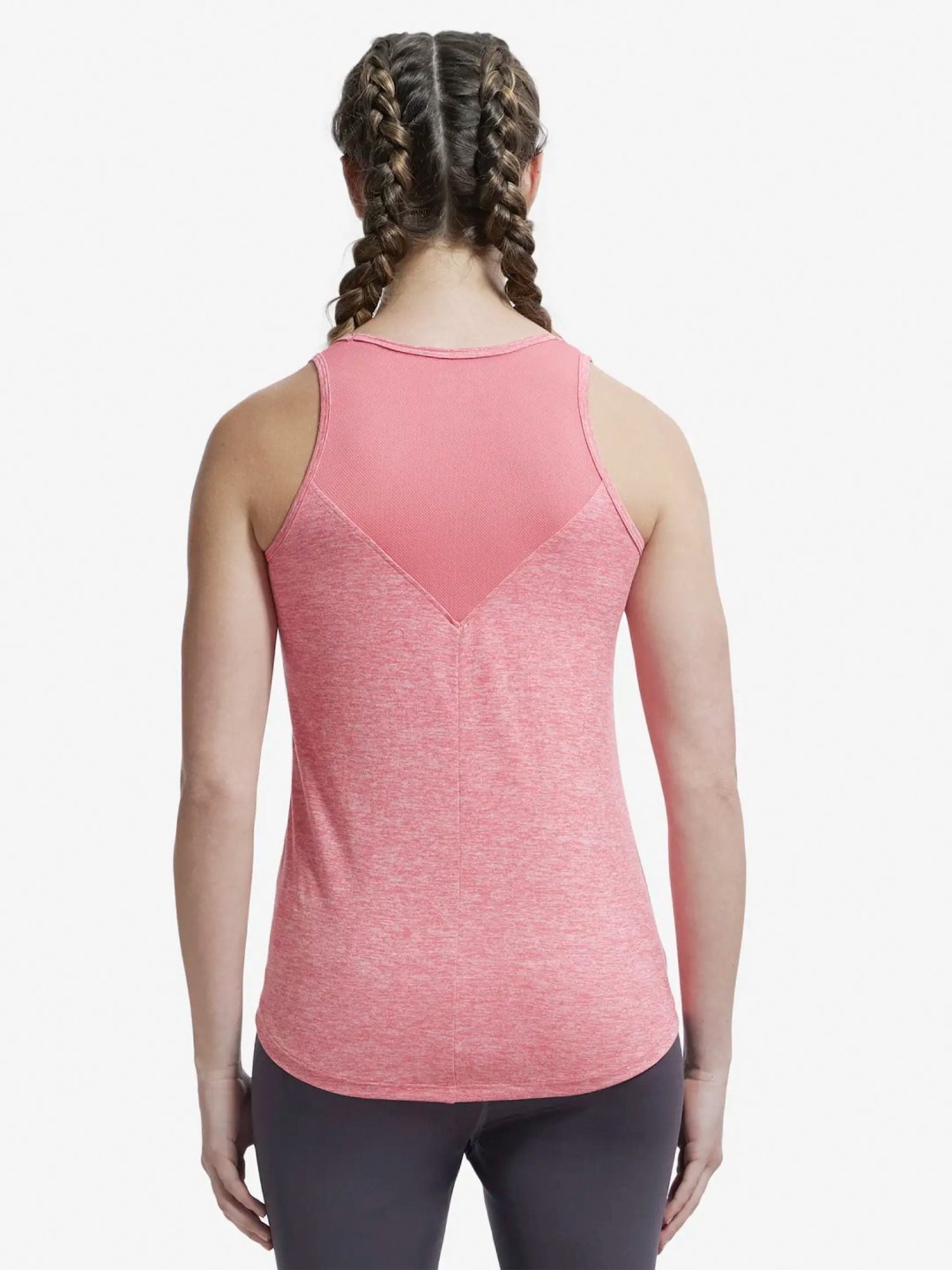 Jockey MW33 Women's Microfiber Fabric Printed Tank Top With Breathable Mesh and Stay Dry Treatment