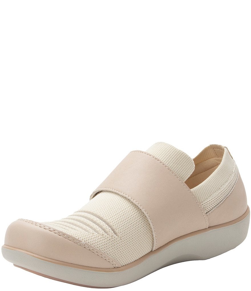 Traq by Alegria Qwik Dream Fit Knit Smart Chip Monk Strap Slip-Ons