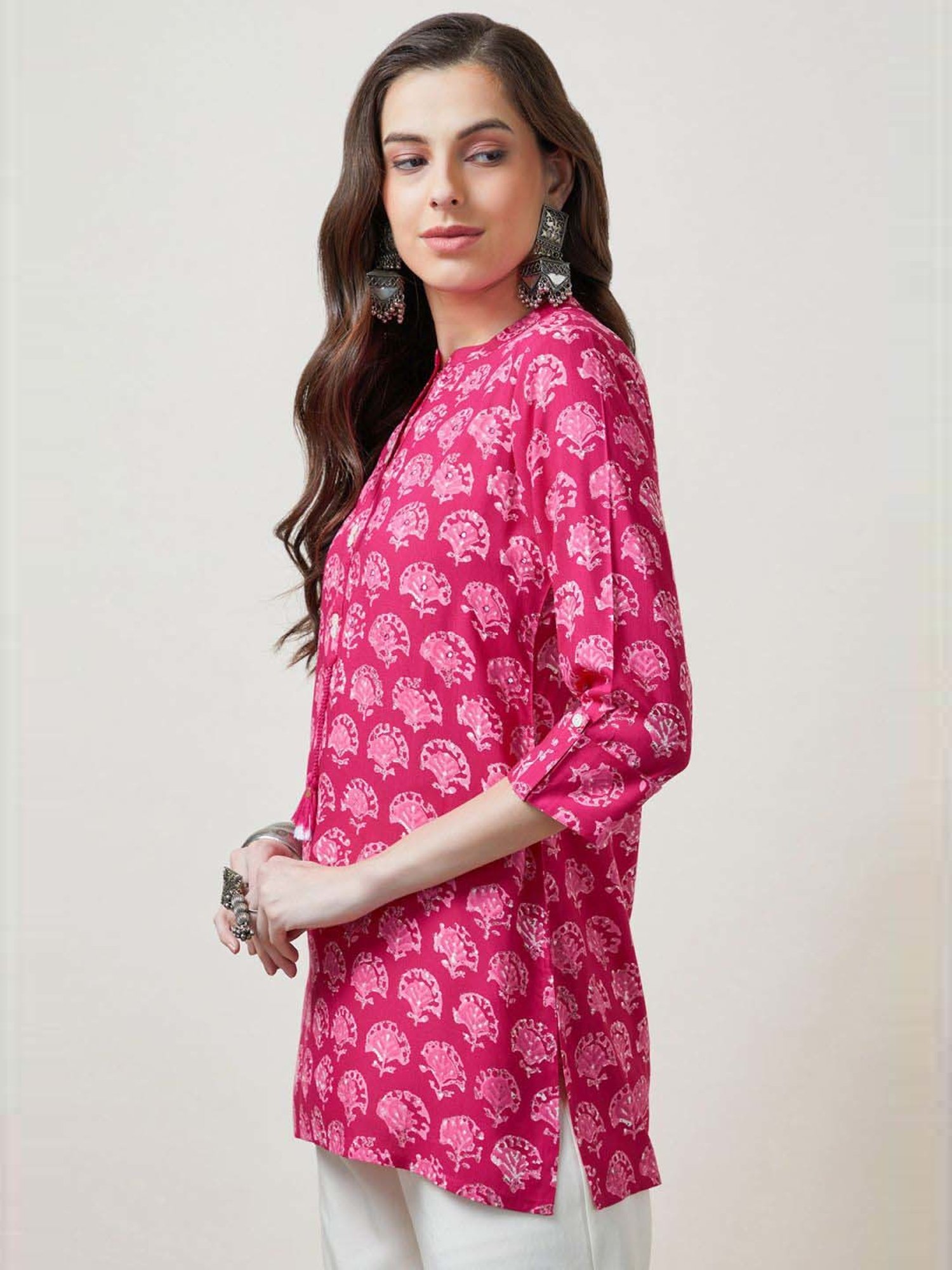 Soch Fuchsia Pink Printed Tunic