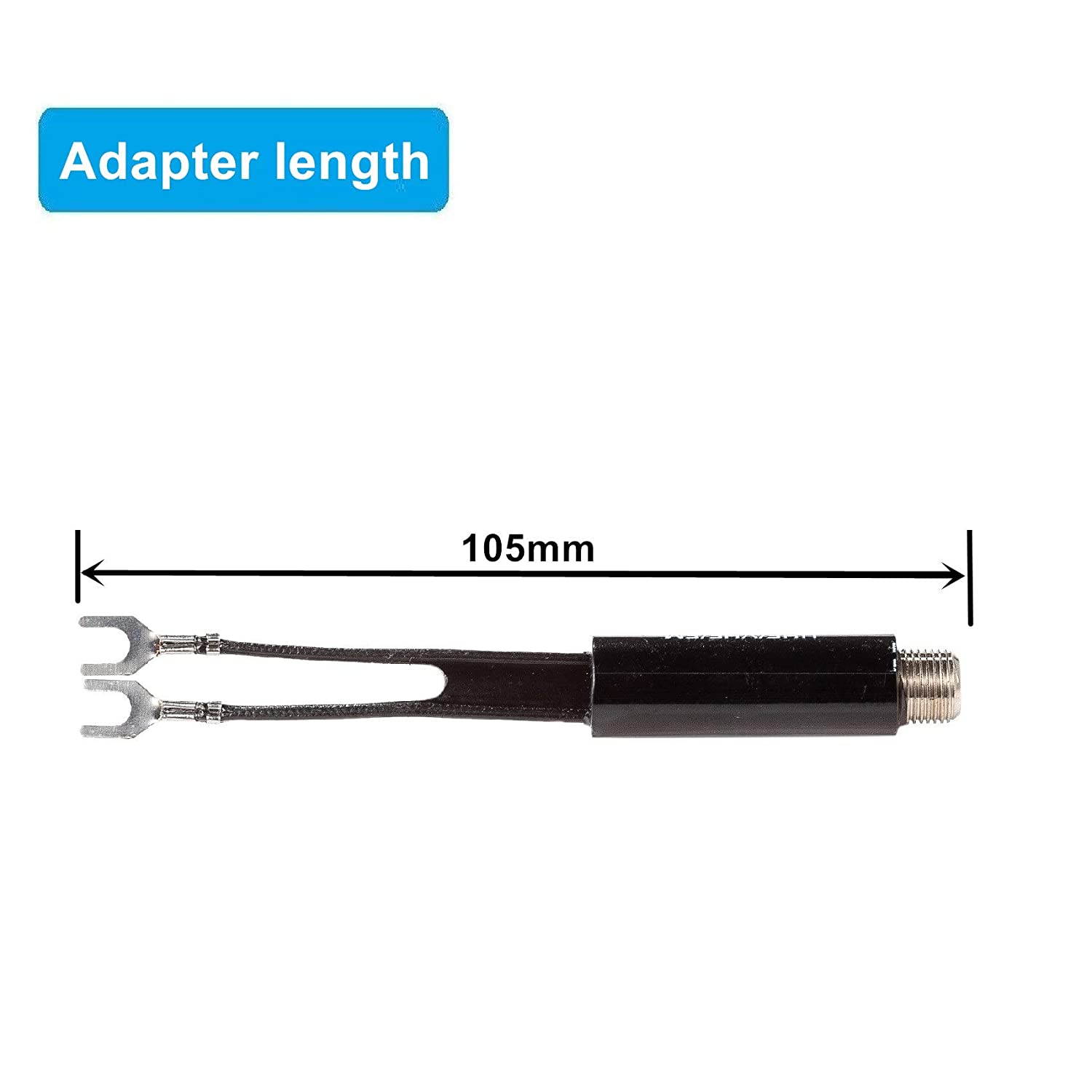 Balun Transformer, Ancable 5-Pack Indoor F Female 75 Ohm to 300 Ohm UHF/VHF Matching Transformer Adapter for Radio FM Receiver, TV, Coax Cable