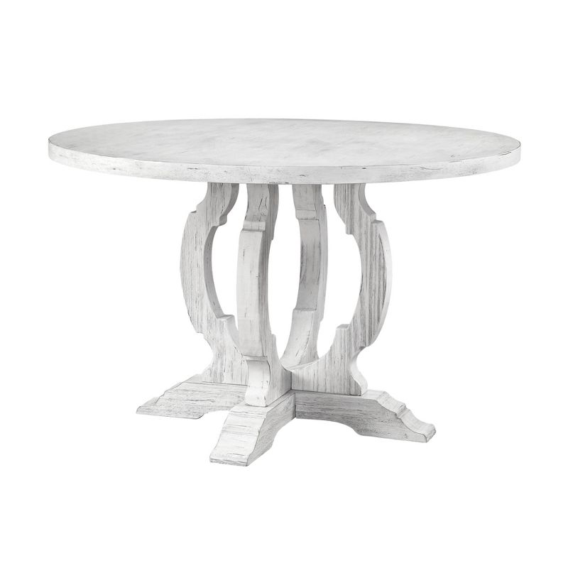 Bolden Park Round Dining Table White - Treasure Trove Accents