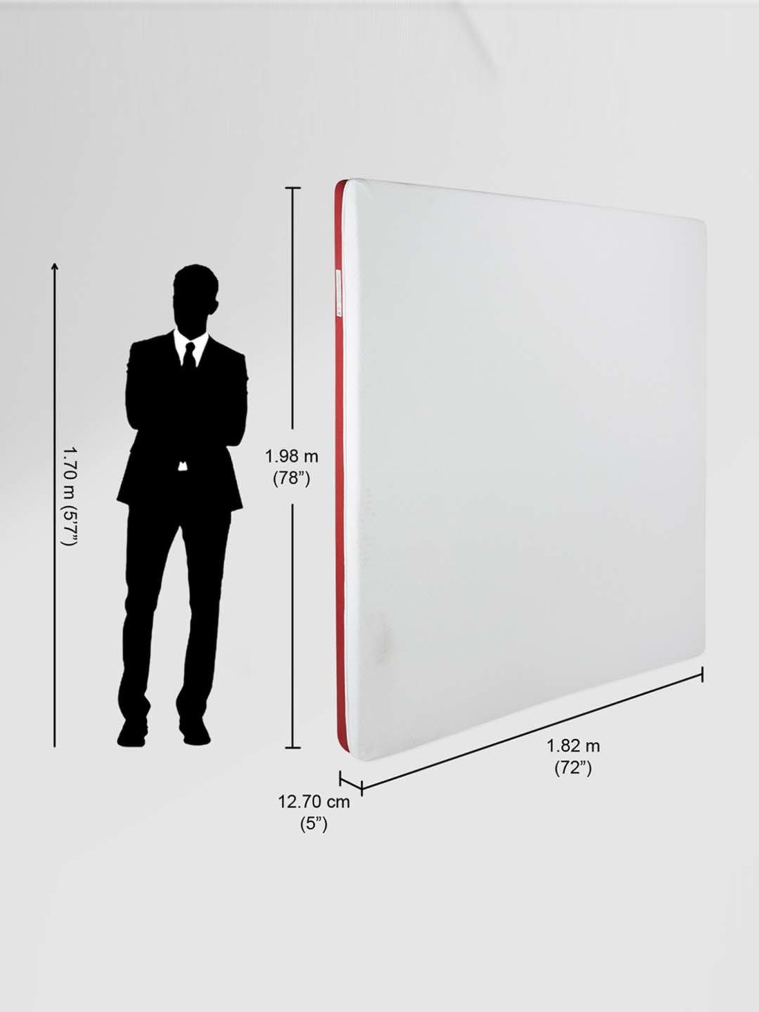 Duroflex Live-in Adapt Grey Foam New Gen Smart Design Flippable Adjustable Double Mattress