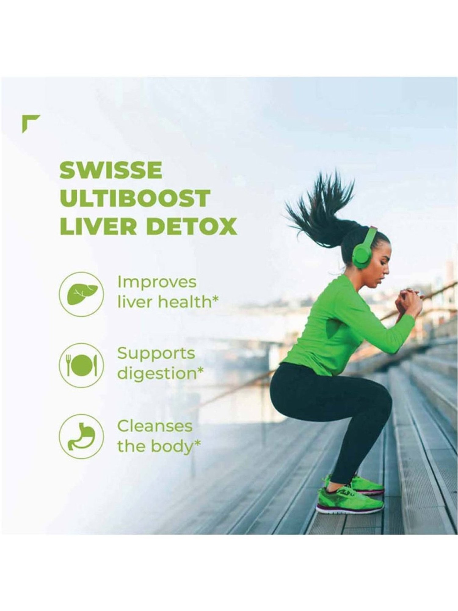 Swisse Ultiboost Liver Detox Supplement for Complete Liver Support - 60 Tablets