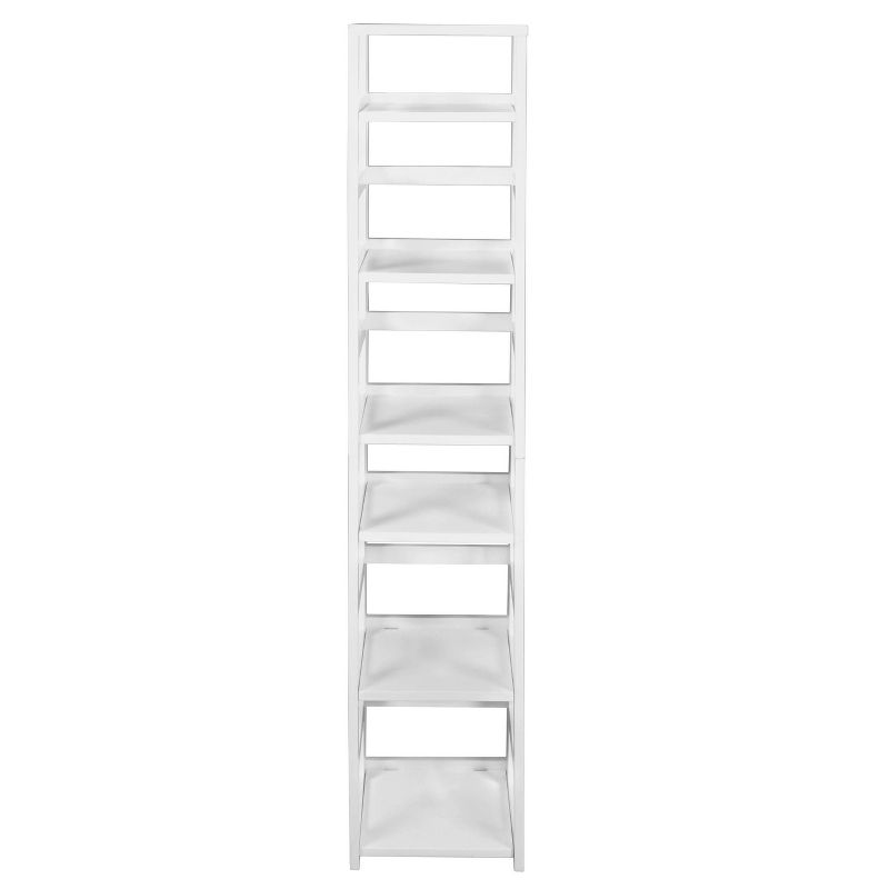 67" Cakewalk High Square Folding Bookcase White - Regency