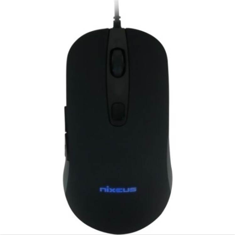 Nixeus Revel Gaming Mouse Pixart Pmw3360  Cable  Black  Usb  12000 Dpi  Computer Scroll Wheel  5 Buttons