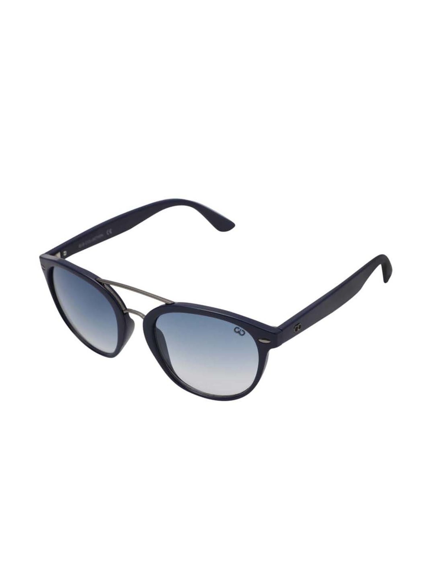Gio Collection GL5063C11 Blue Oval Sunglasses