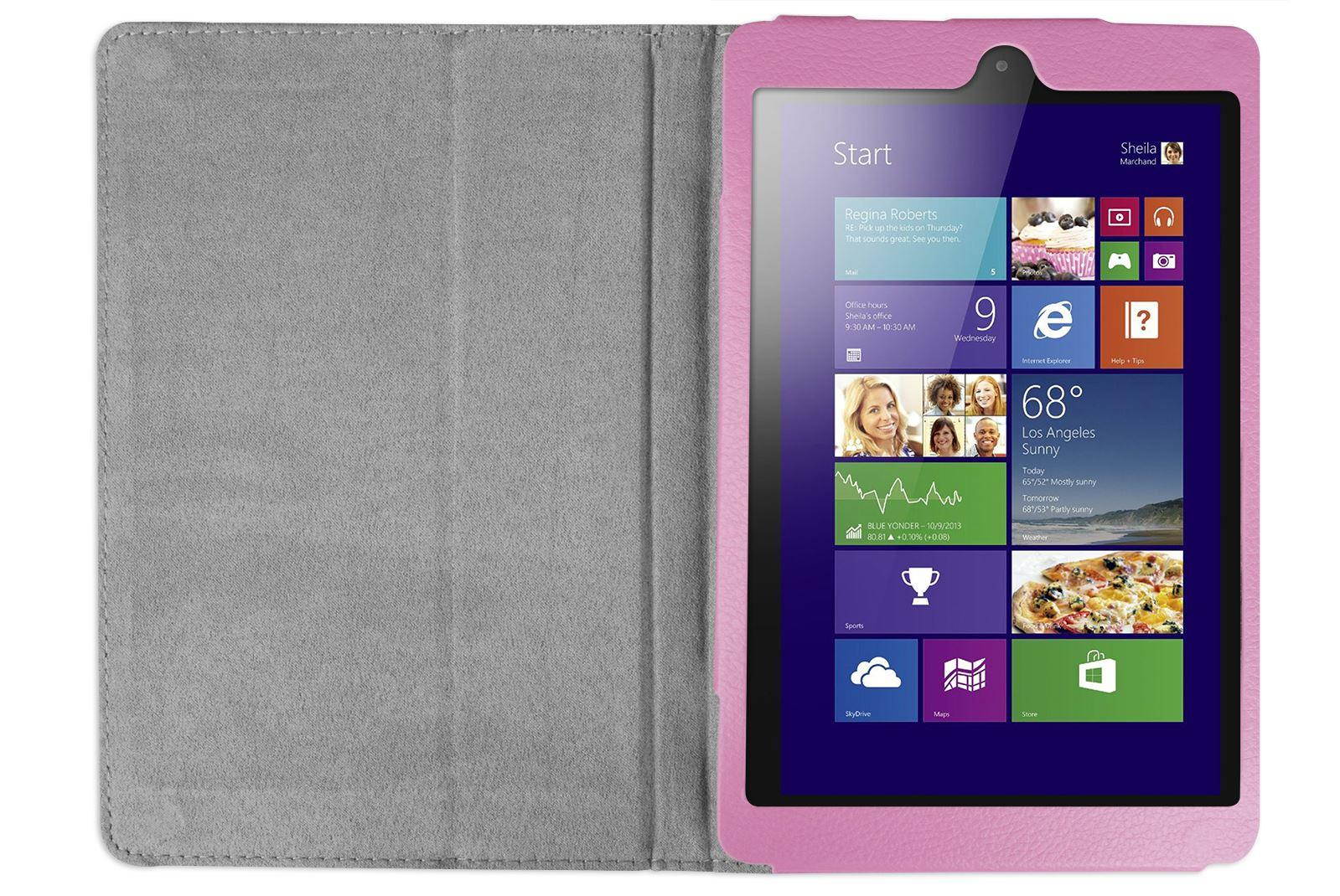 Hellfire Trading Magnetic PU Leather Case Cover for Lenovo MiiX 3 7.85" Tablet - Blue