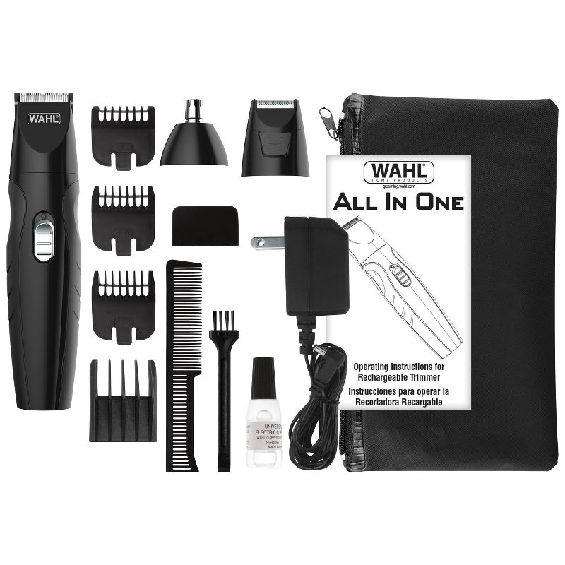 Wahl All in One Rechargeable Cordless Men's Multi Purpose Trimmer and Total Body Groomer - 9685-200