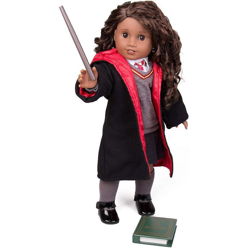 Dress Along Dolly Hermione Granger Harry Potter Outfit for American Girl Doll, 9 Pieces