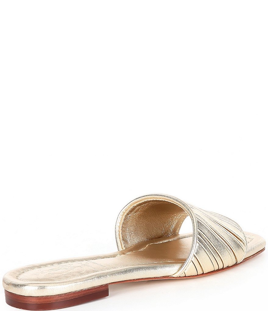 Antonio Melani x Kimberly Whitman Magnolia Pleated Leather Dress Flats