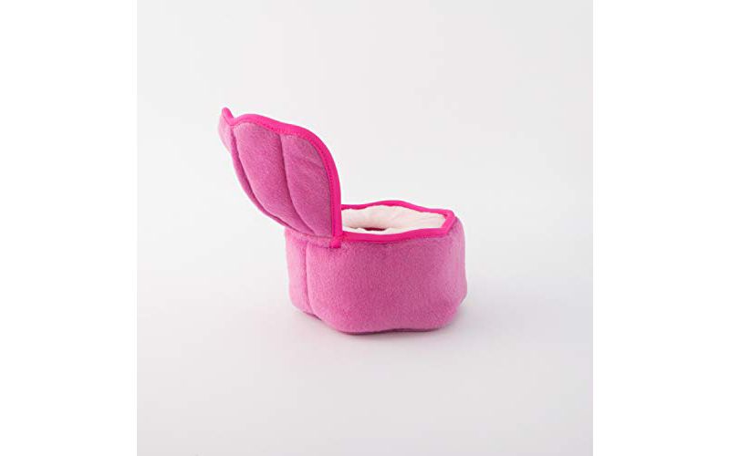 ZippyPaws - Zippy Burrow - Interactive Squeaky Hide and Seek Plush Dog Toy - Pearls in Oyster