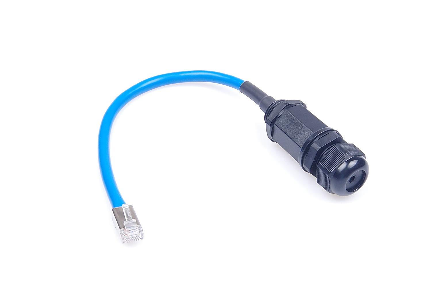 KNACRO RJ45 Connector Ethernet Connector IP67 Waterproof Network Connector With Shielded Anti-interference M22L-SD